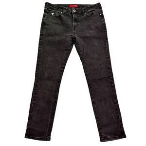 Guess Jeans‎ Womens 34x30 Black Wash Slim Tapered Denim Pants